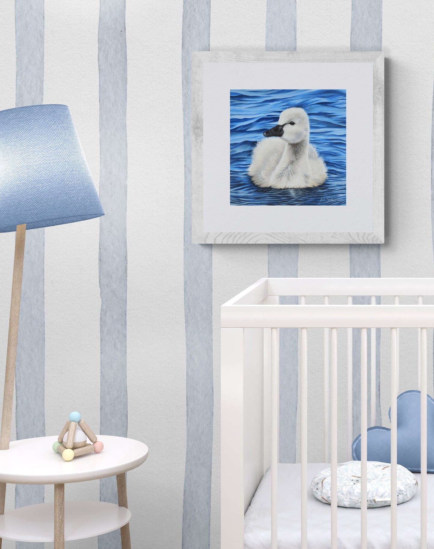 Sweet Cygnet Art Print