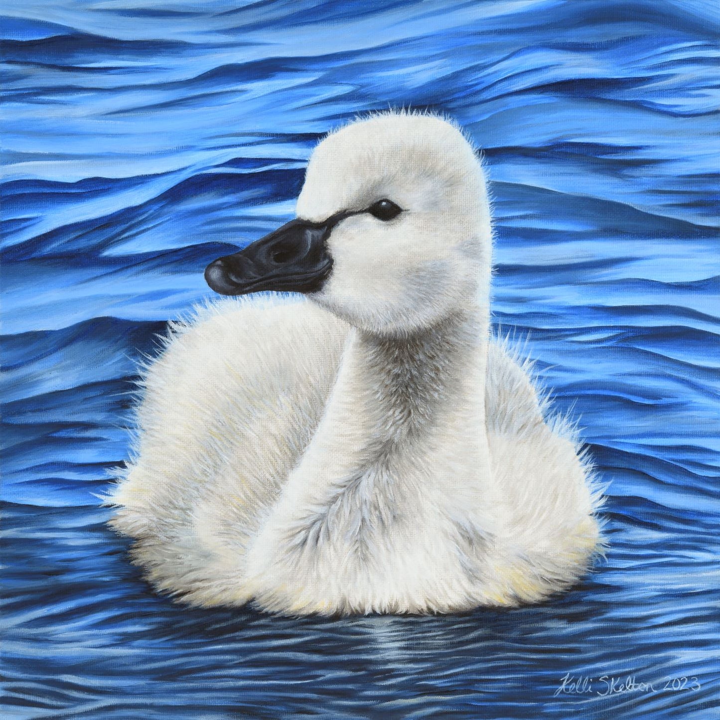 Sweet Cygnet Art Print